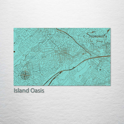 Summit, New Jersey Street Map