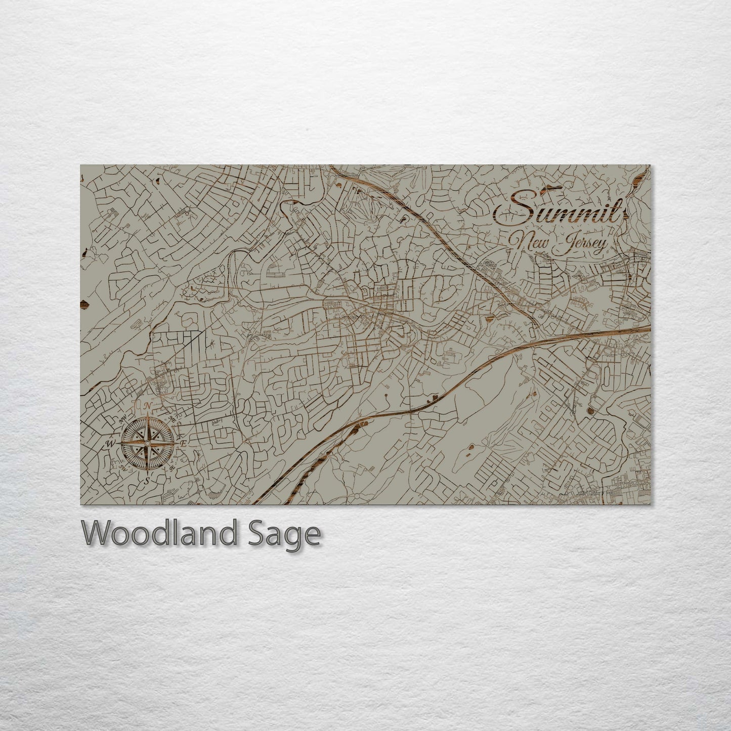 Summit, New Jersey Street Map