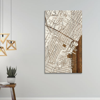 Union City, New Jersey Street Map