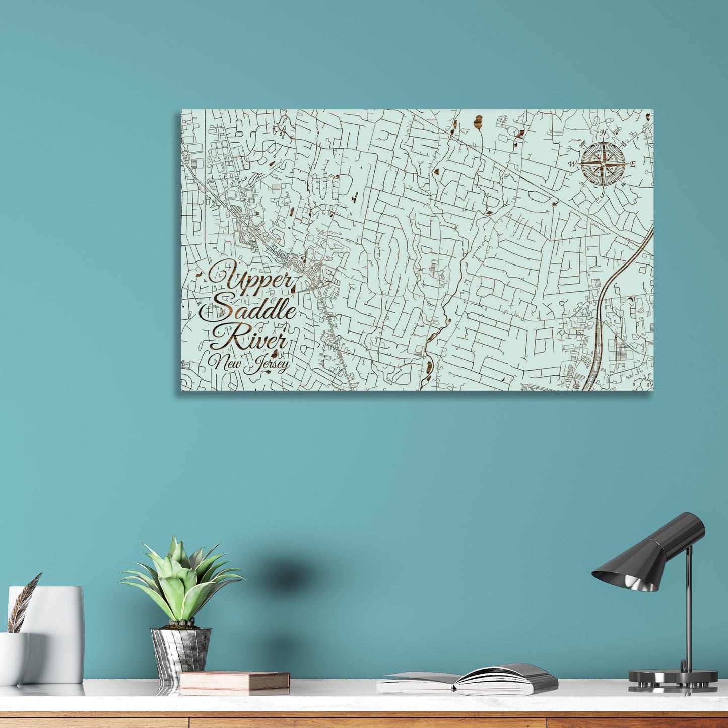 Upper Saddle River, New Jersey Street Map