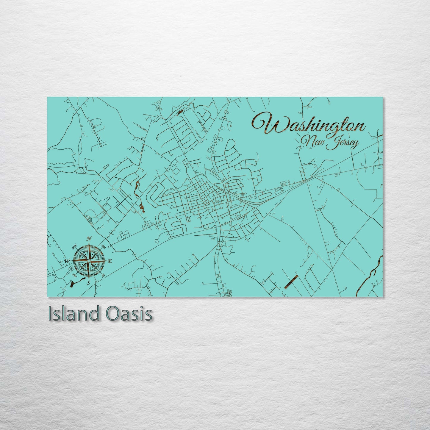 Washington, New Jersey Street Map