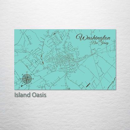 Washington, New Jersey Street Map