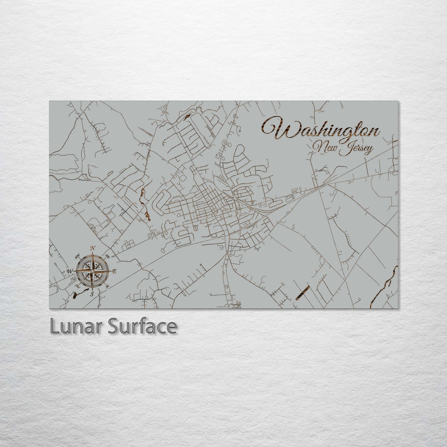 Washington, New Jersey Street Map