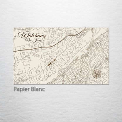 Watchung, New Jersey Street Map