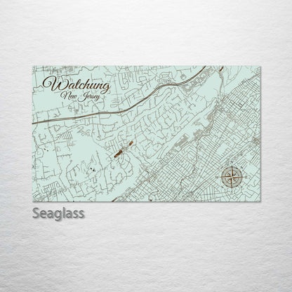 Watchung, New Jersey Street Map