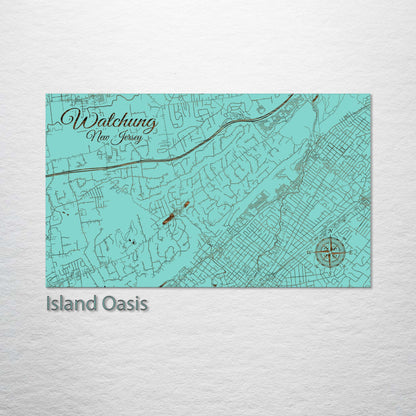 Watchung, New Jersey Street Map