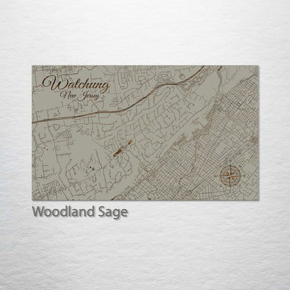 Watchung, New Jersey Street Map