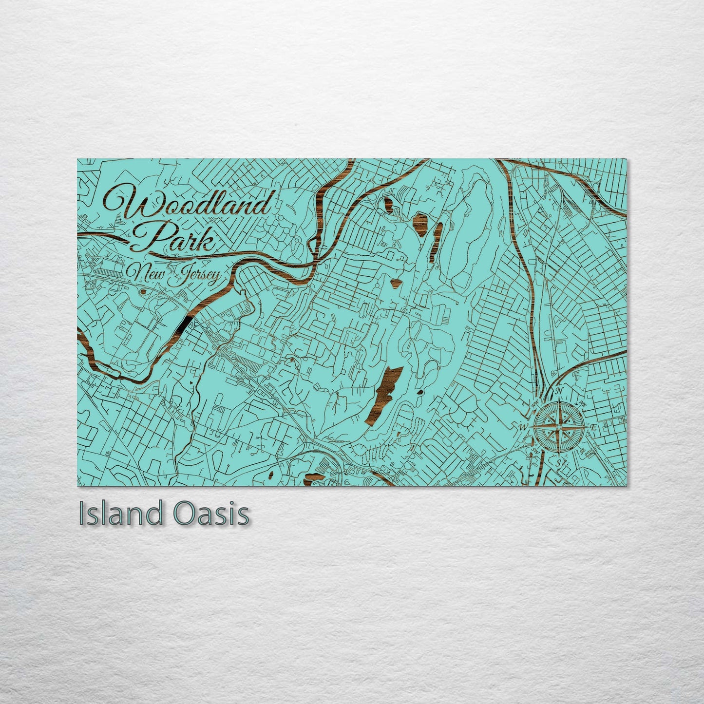 Woodland Park, New Jersey Street Map