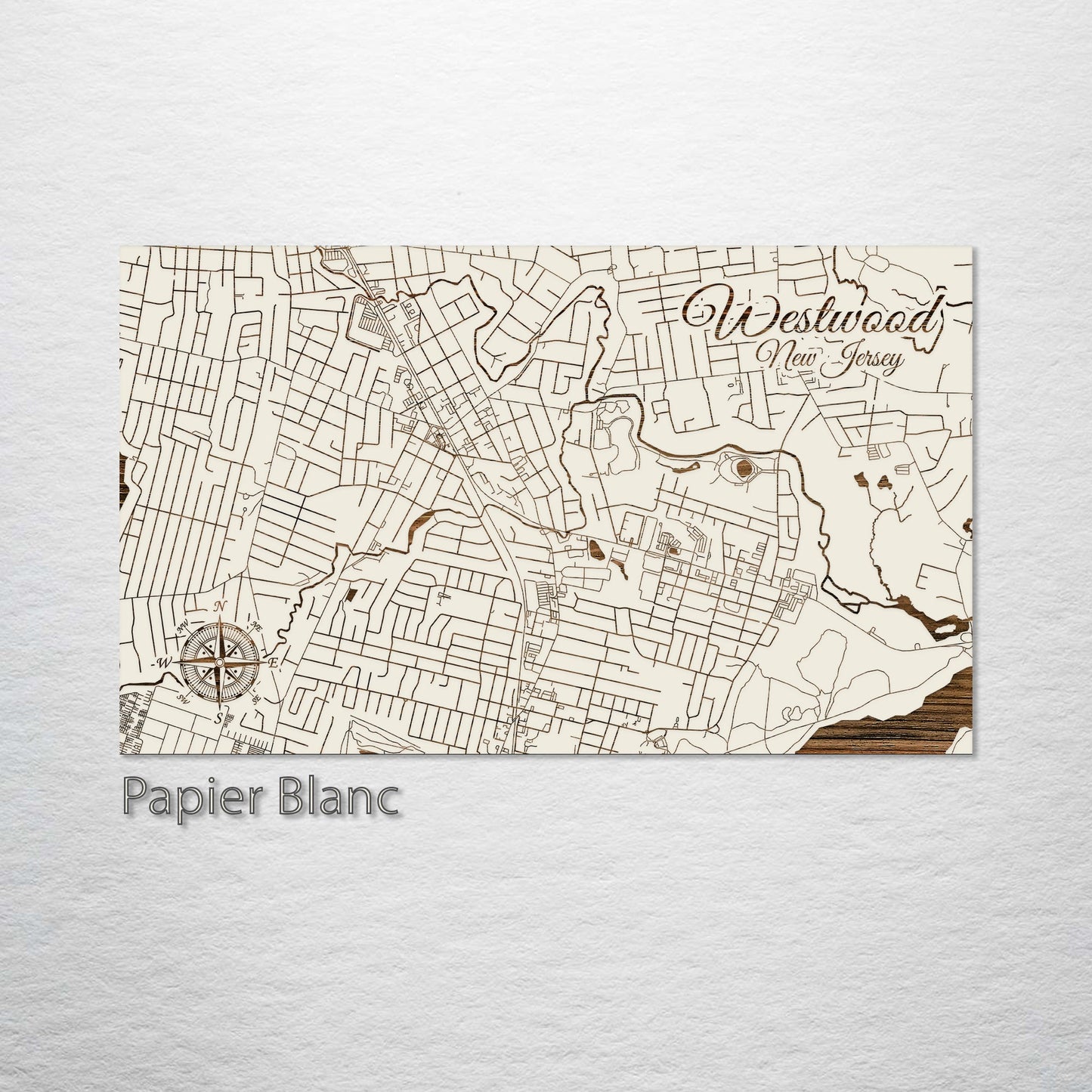 Westwood, New Jersey Street Map