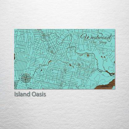 Westwood, New Jersey Street Map