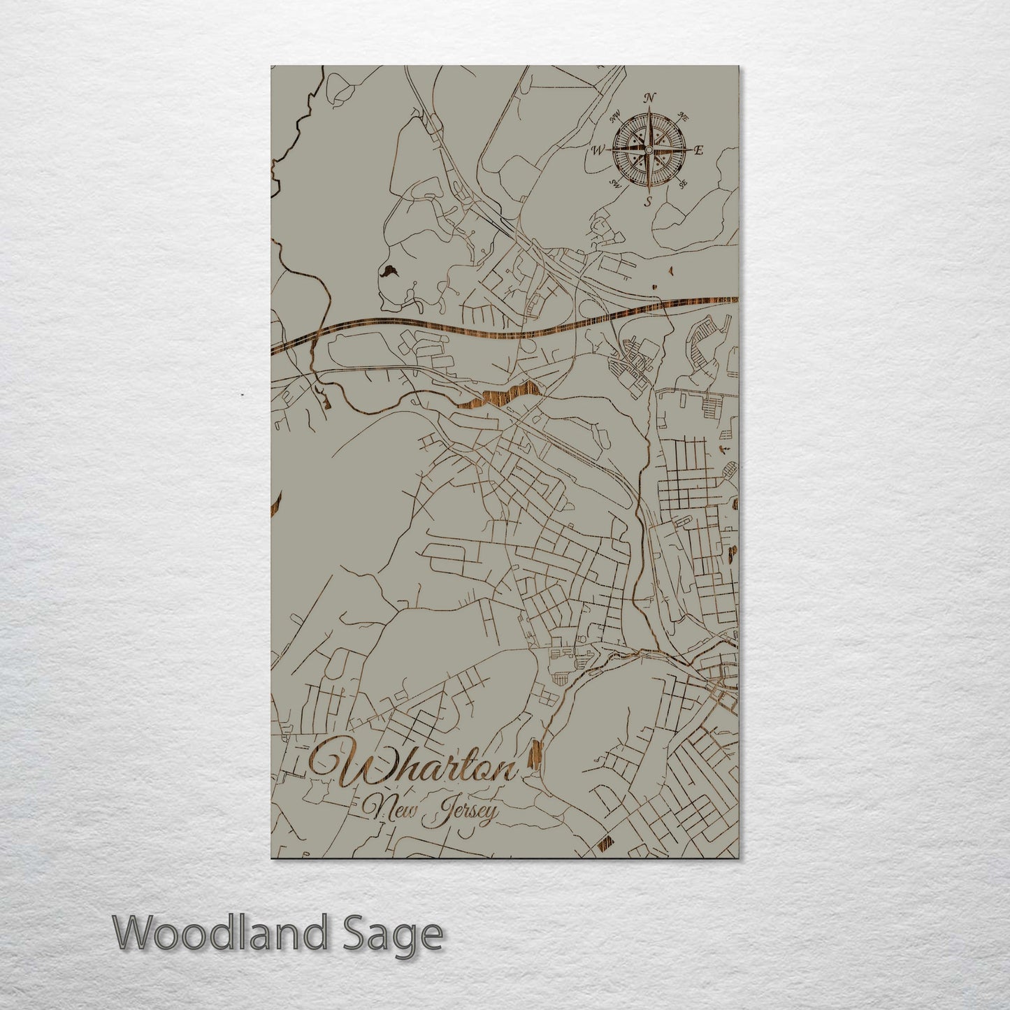 Wharton, New Jersey Street Map