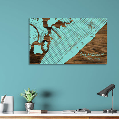 Wildwood, New Jersey Street Map