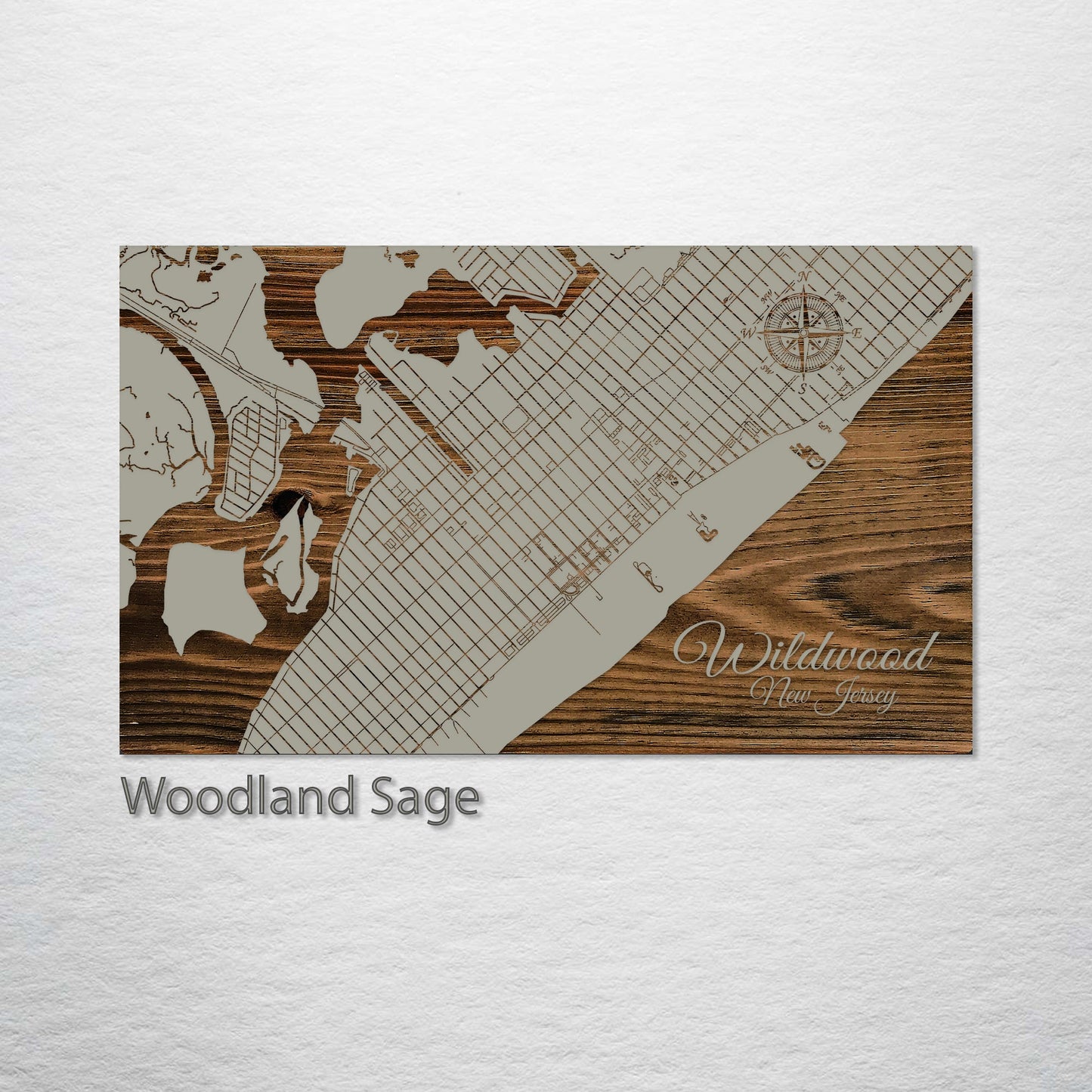 Wildwood, New Jersey Street Map