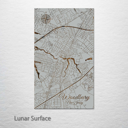 Woodbury, New Jersey Street Map