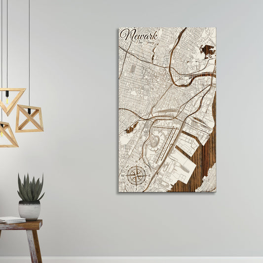 Newark, New Jersey Street Map