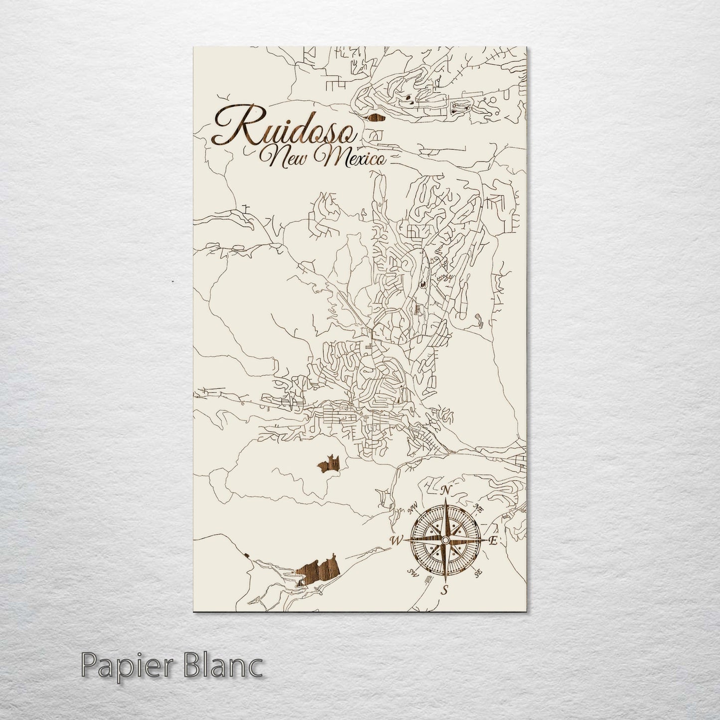 Ruidoso, New Mexico Street Map