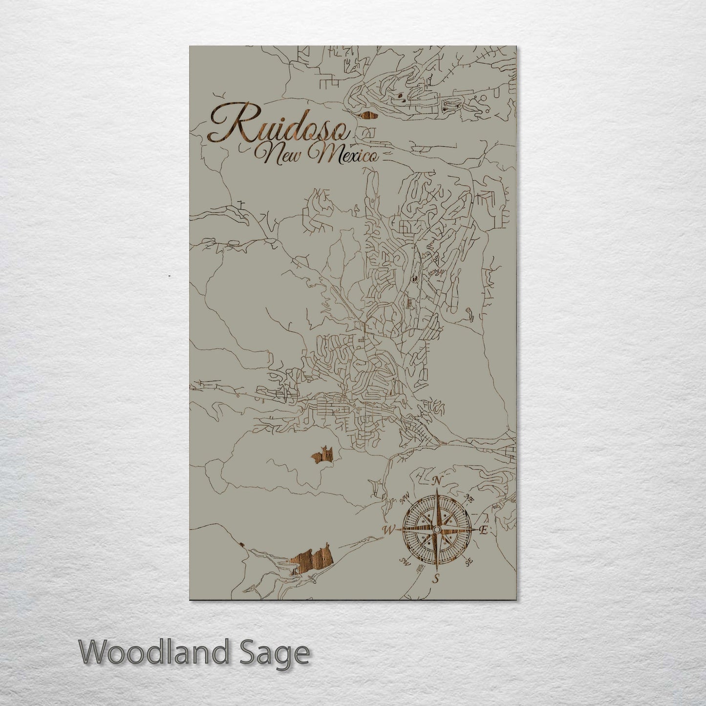 Ruidoso, New Mexico Street Map