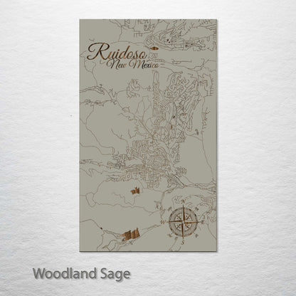 Ruidoso, New Mexico Street Map