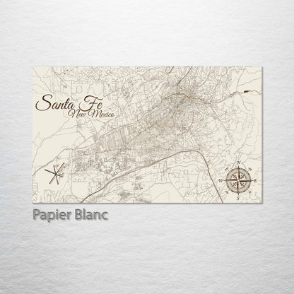 Santa Fe, New Mexico Street Map