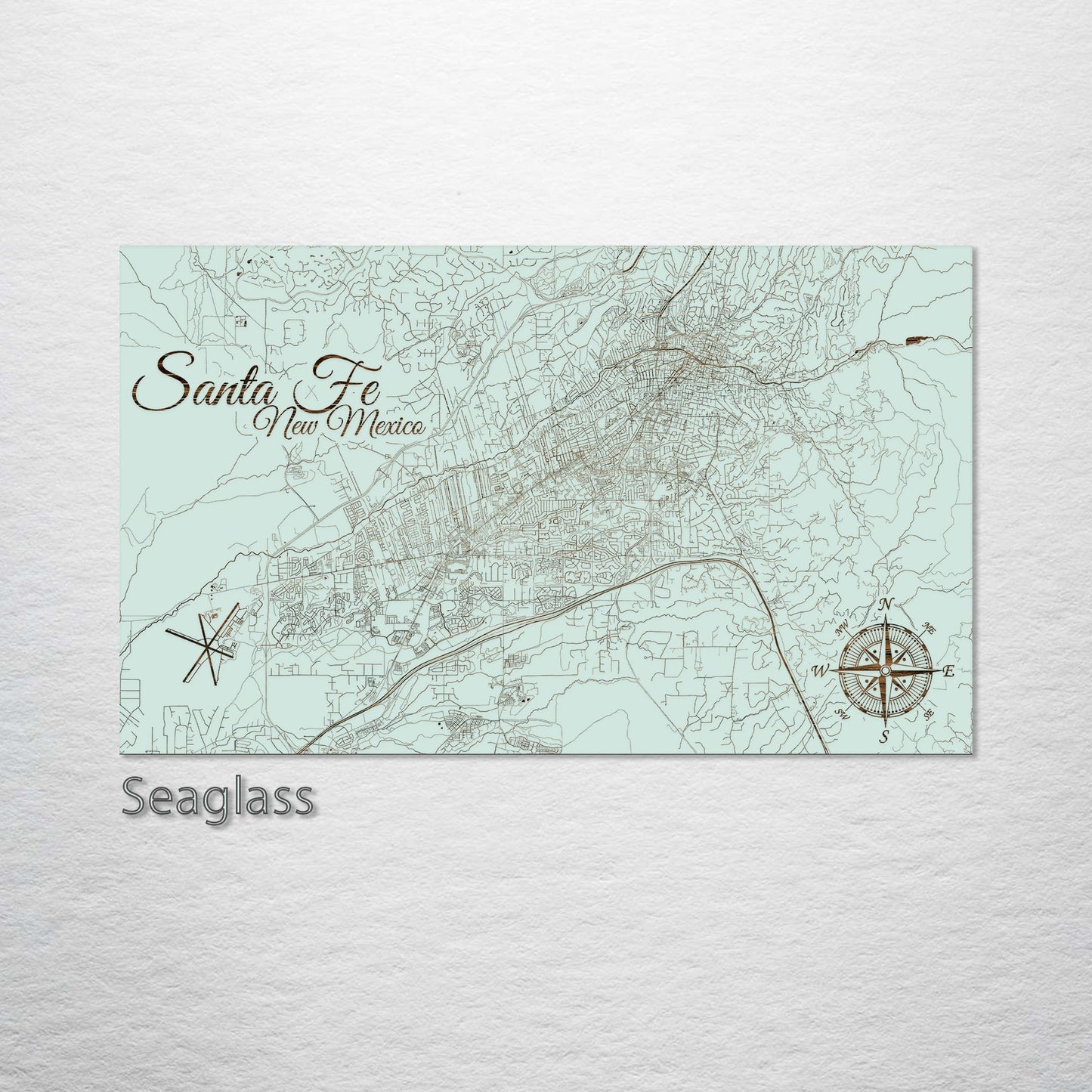 Santa Fe, New Mexico Street Map