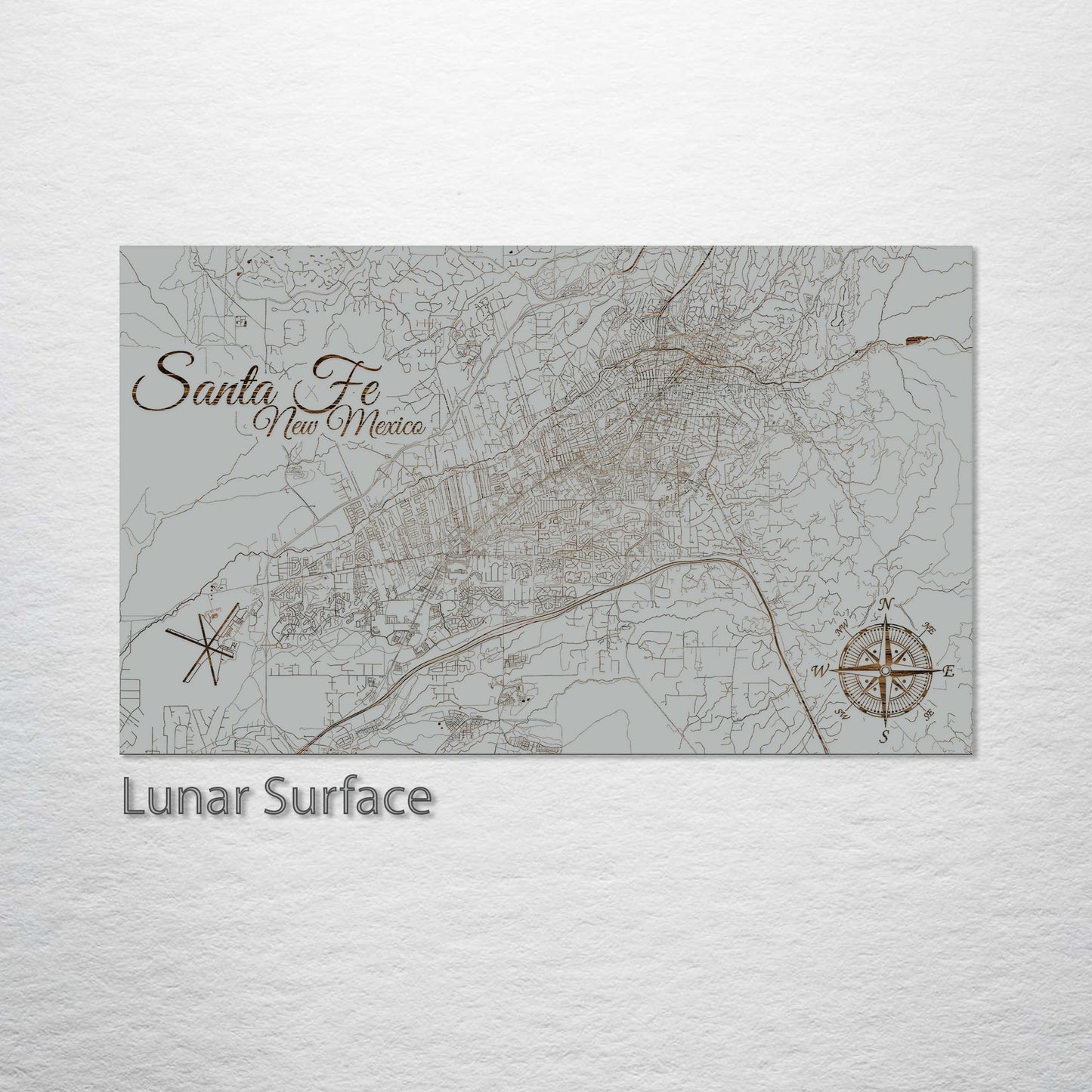 Santa Fe, New Mexico Street Map