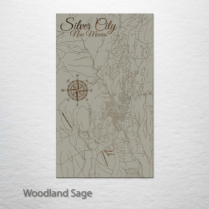 Silver City, New Mexico Street Map