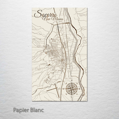 Socorro, New Mexico Street Map