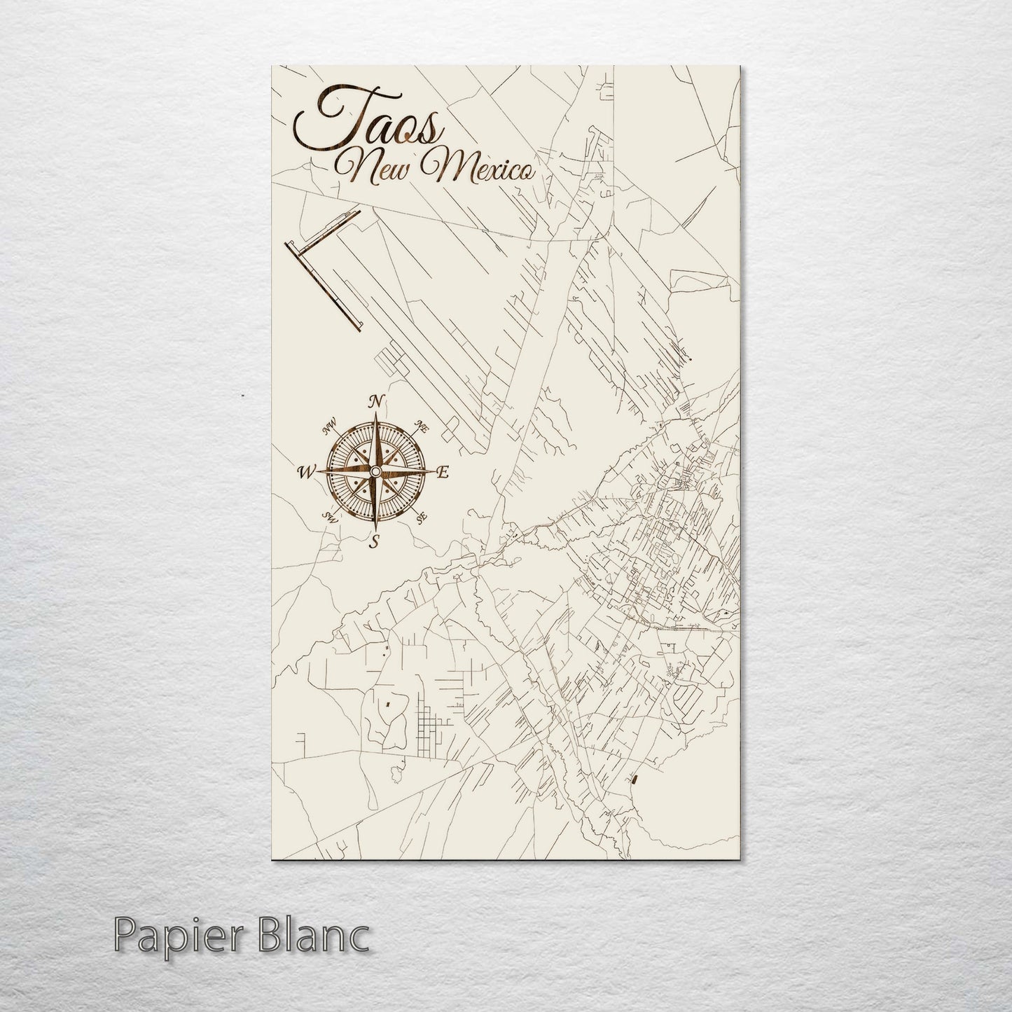 Taos, New Mexico Street Map