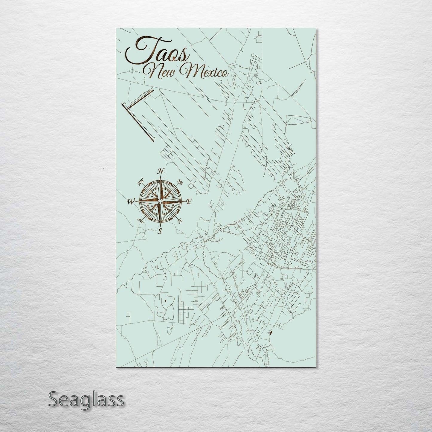 Taos, New Mexico Street Map