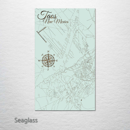 Taos, New Mexico Street Map