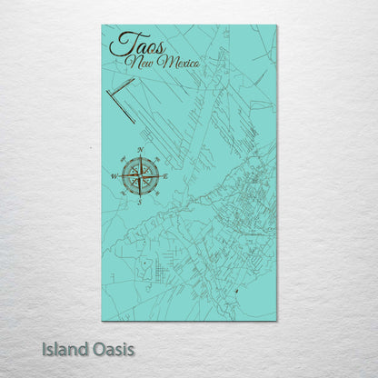 Taos, New Mexico Street Map