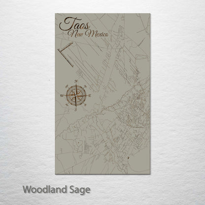 Taos, New Mexico Street Map