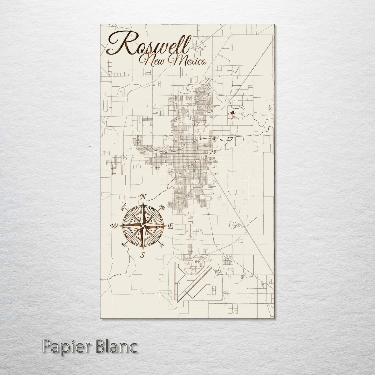 Roswell, New Mexico Street Map
