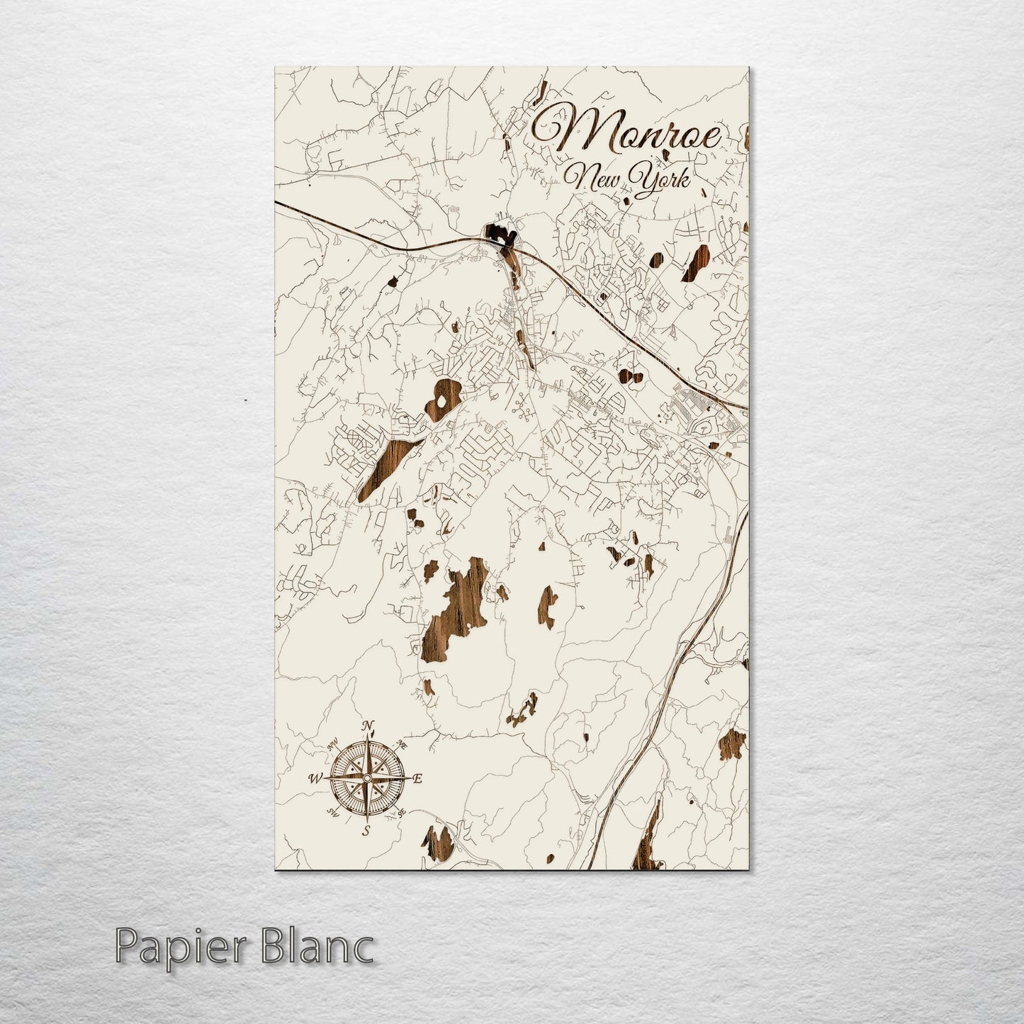 Monroe, New York Street Map