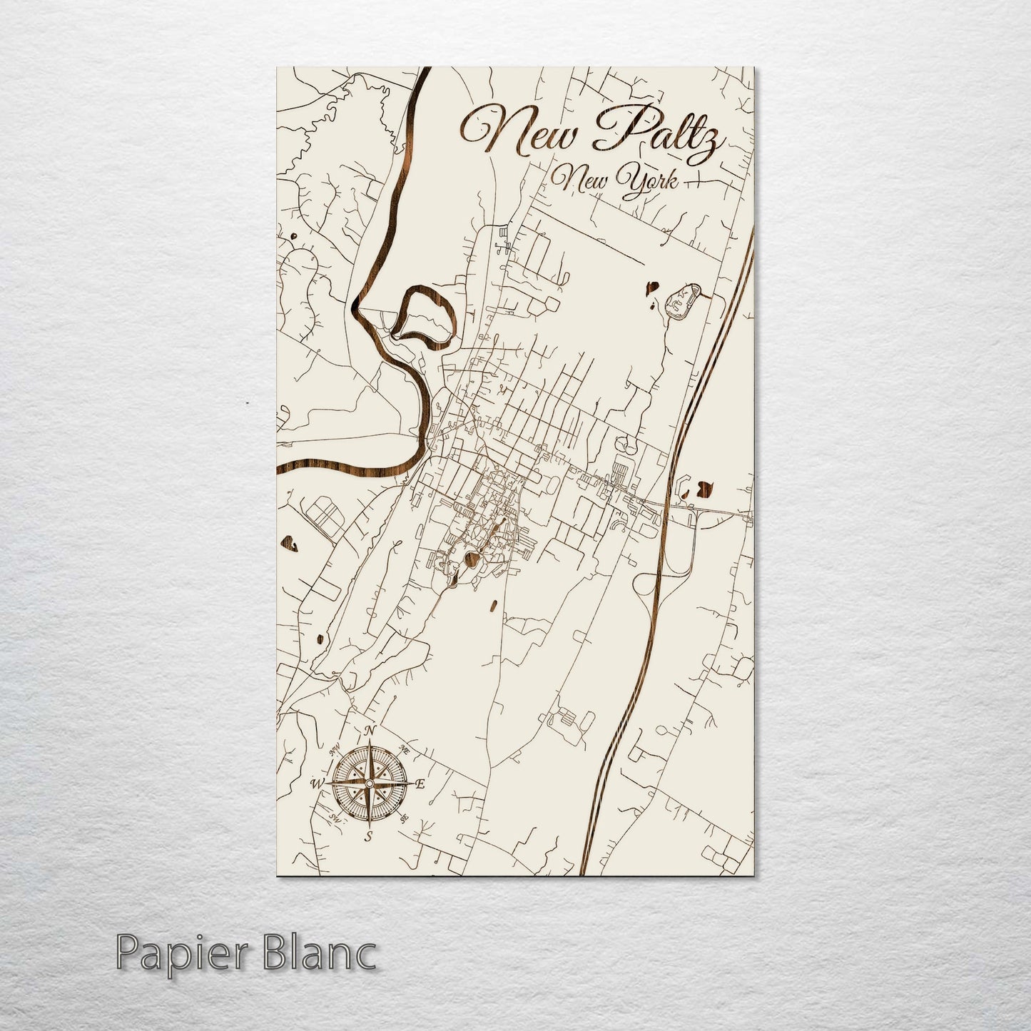 New Paltz, New York Street Map