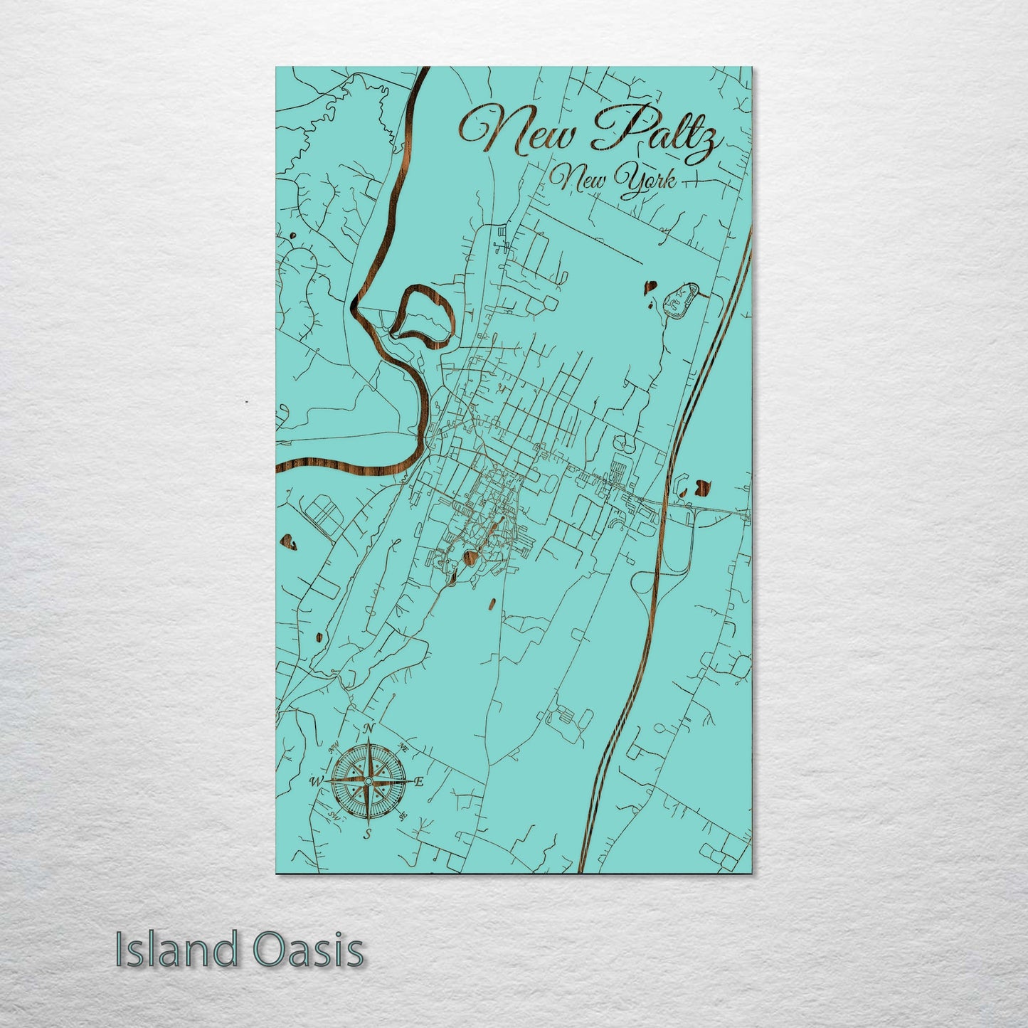 New Paltz, New York Street Map