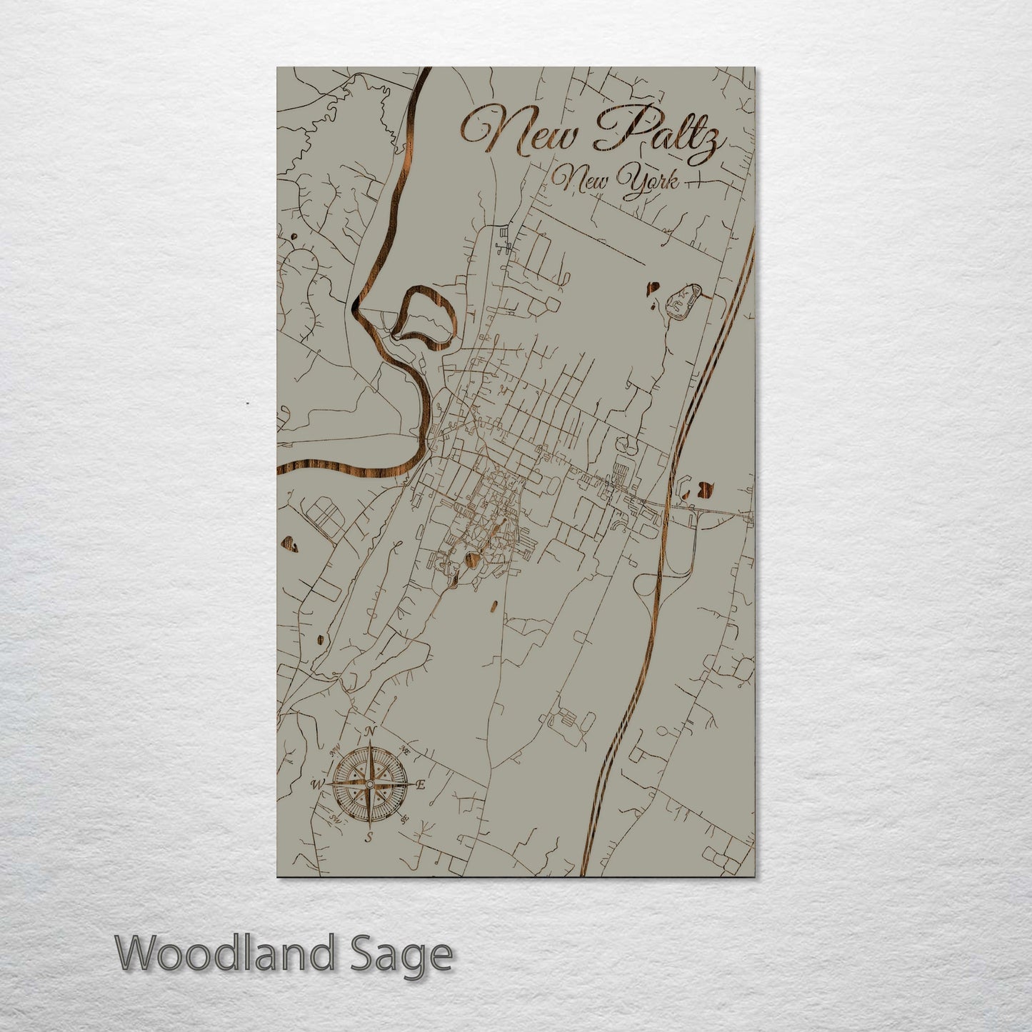 New Paltz, New York Street Map