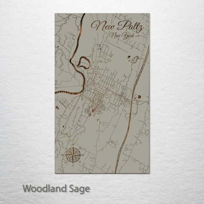 New Paltz, New York Street Map