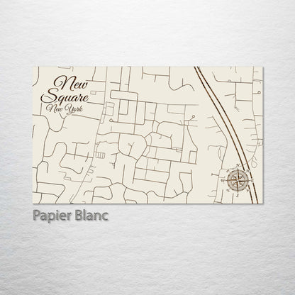 New Square, New York Street Map