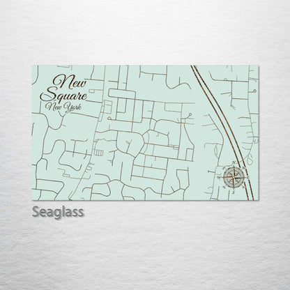 New Square, New York Street Map