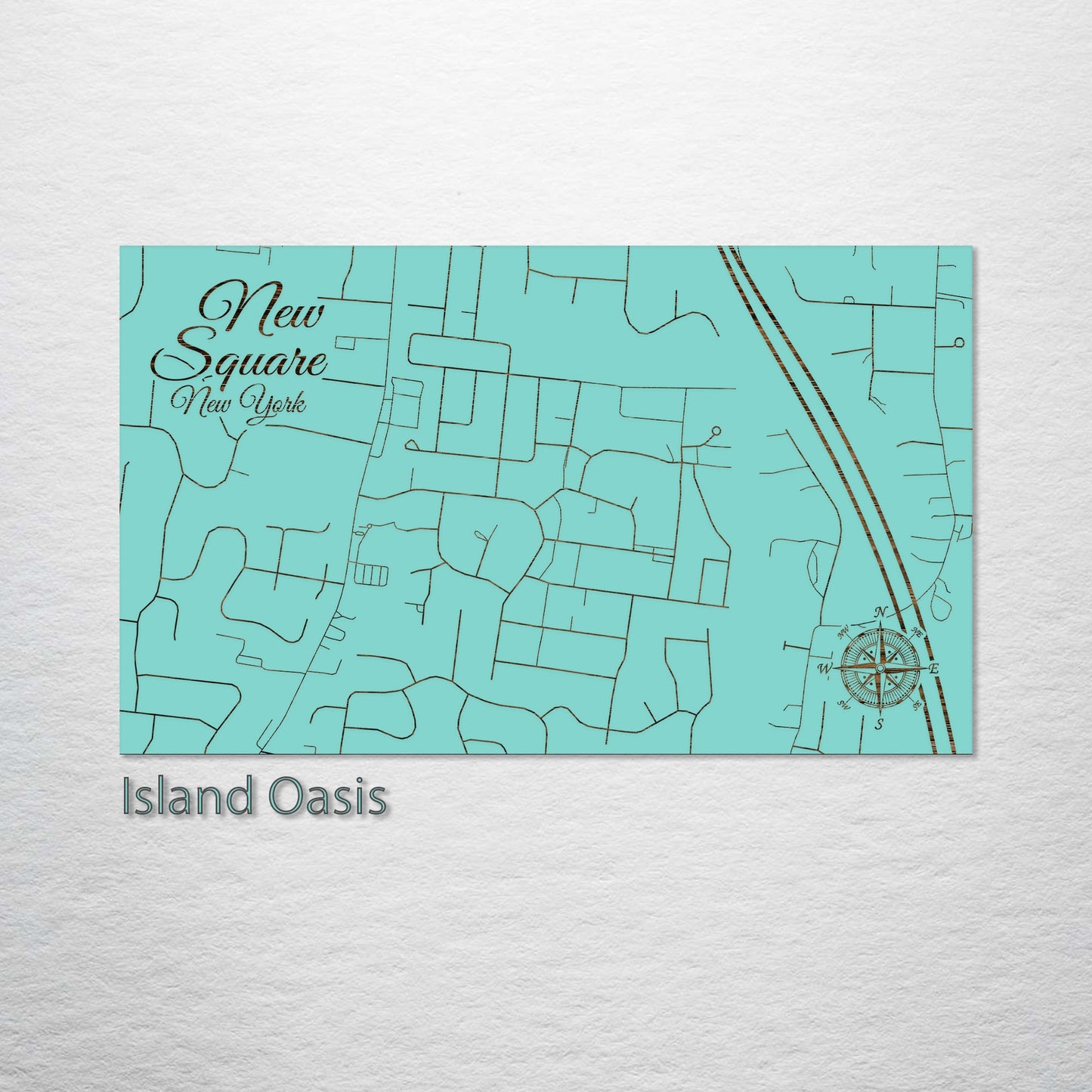 New Square, New York Street Map