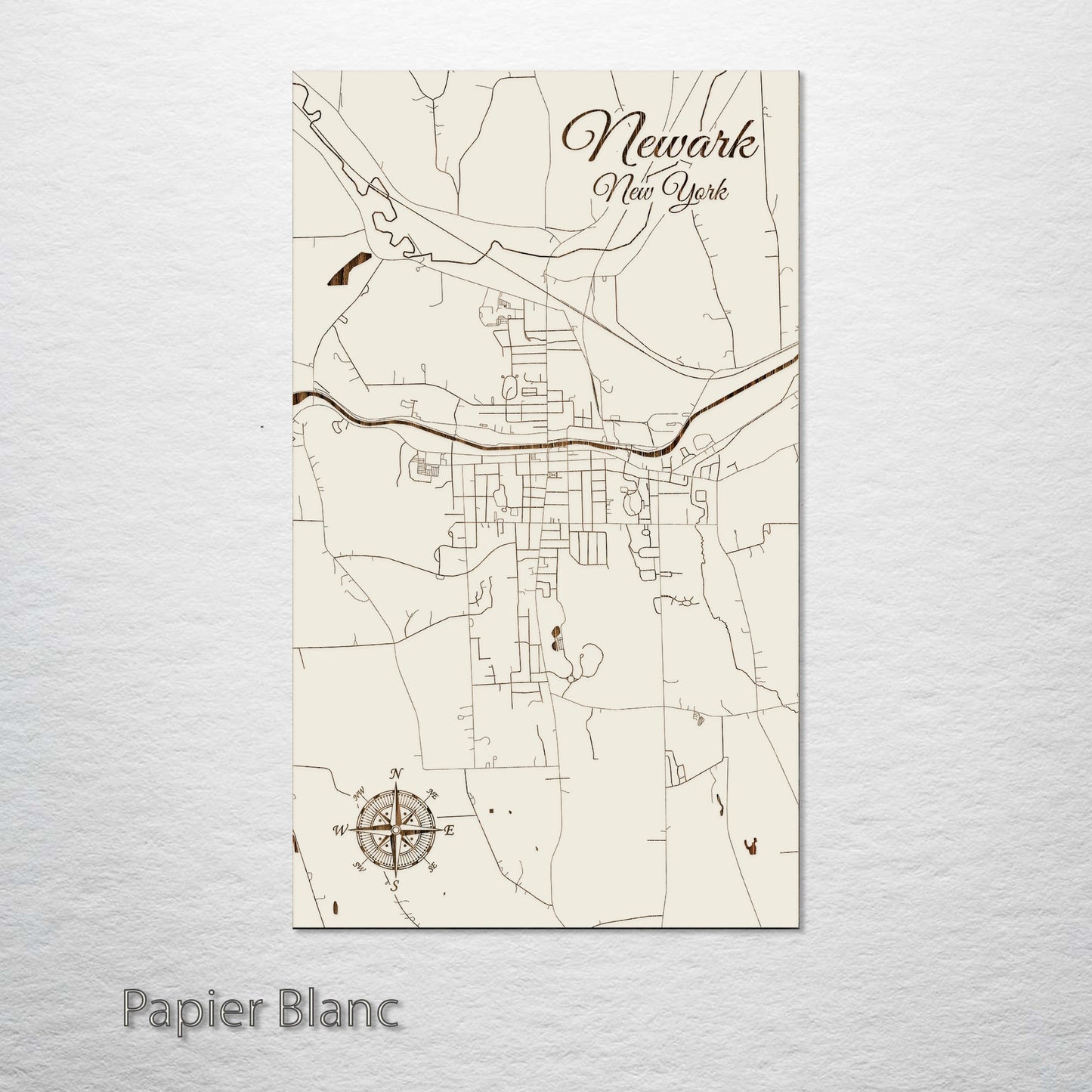 Newark, New York Street Map