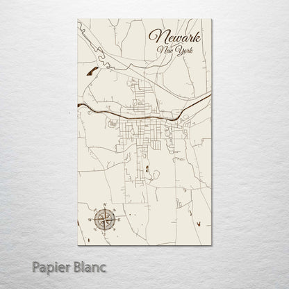 Newark, New York Street Map