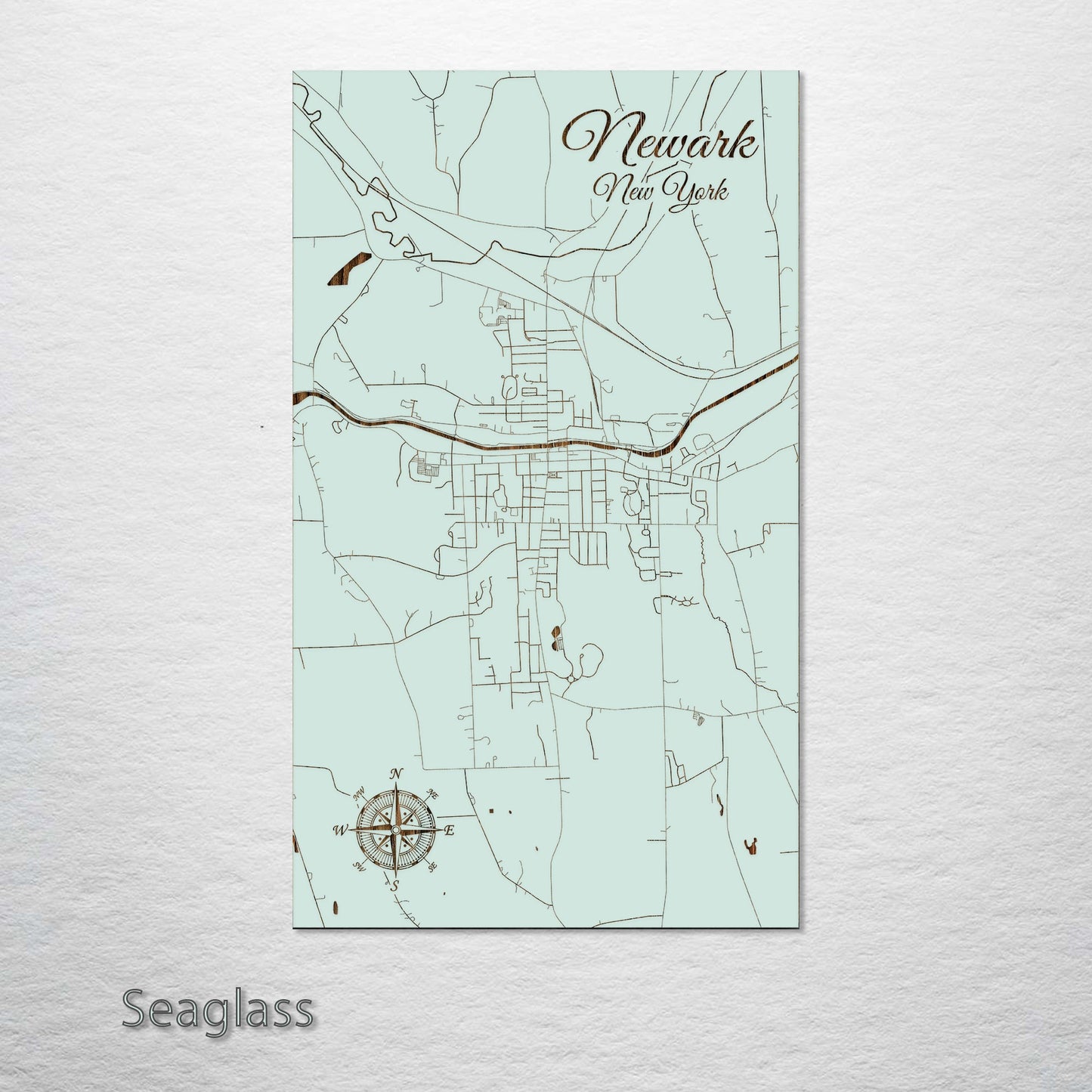 Newark, New York Street Map