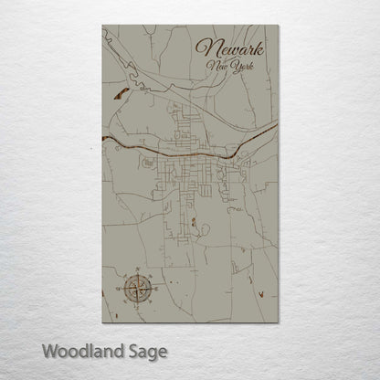 Newark, New York Street Map