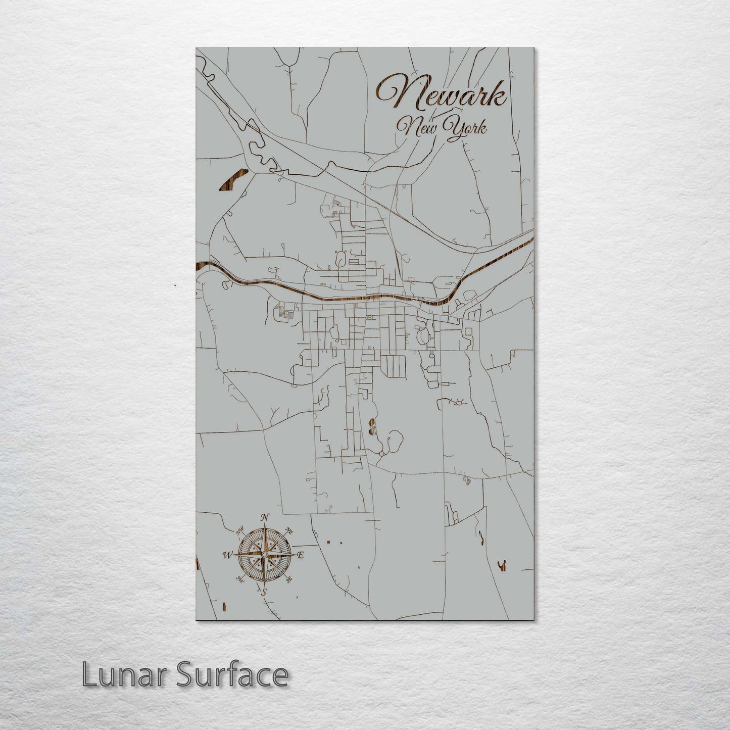 Newark, New York Street Map