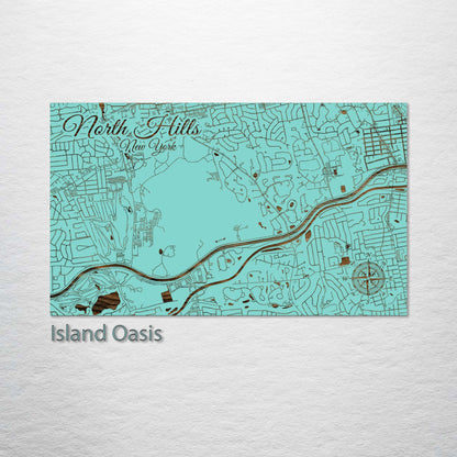 North Hills, New York Street Map