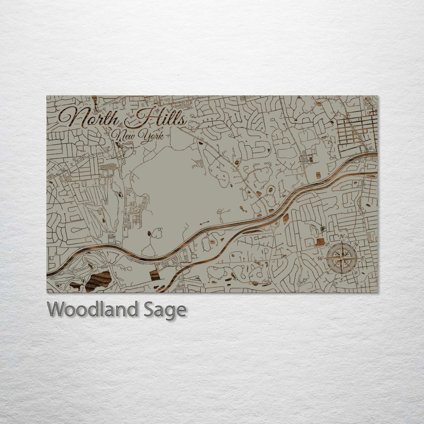 North Hills, New York Street Map