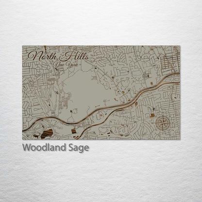 North Hills, New York Street Map