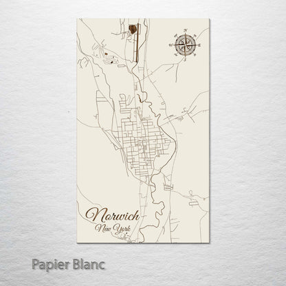 Norwich, New York Street Map